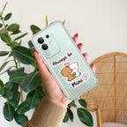 Cute Cuddle Bears Transparent Silicon Case For Vivo