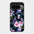 Cute Floral Glass Case Cover For Google Pixel 9 Pro 5G