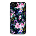 Cute Floral Glass Case Cover For iPhone 16e