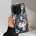 Cute Floral Glass Case Cover For Vivo - ShopOnCliQ