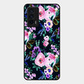 Cute Floral Glass Case Cover For Iqoo 7 5G