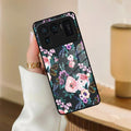 Cute Floral Glass Case Cover For Redmi/Xiaomi - ShopOnCliQ