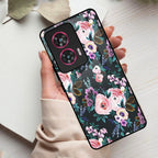 Cute Floral Glass Case Cover For Motorola - ShopOnCliQ