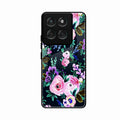 Cute Floral Glass Case Cover For Motorola Edge 60 5G