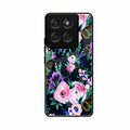 Cute Floral Glass Case Cover For Motorola Edge 70 5G