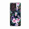 Cute Floral Glass Case Cover For Motorola G96 5G