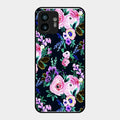 Cute Floral Glass Case Cover For Nothing Phone 2