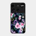 Cute Floral Glass Case Cover For Nothing Phone 3 5G