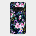 Cute Floral Glass Case Cover For Nothing Phone 3A 5G