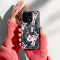 Cute Floral Glass Case Cover For OnePlus 15 5G