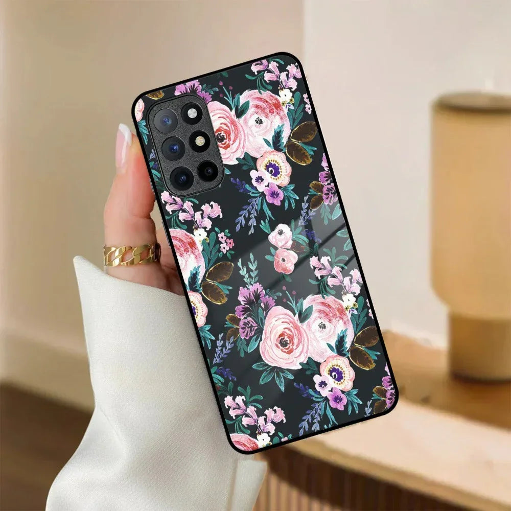 Cute Floral Glass Case Cover For Oneplus - ShopOnCliQ