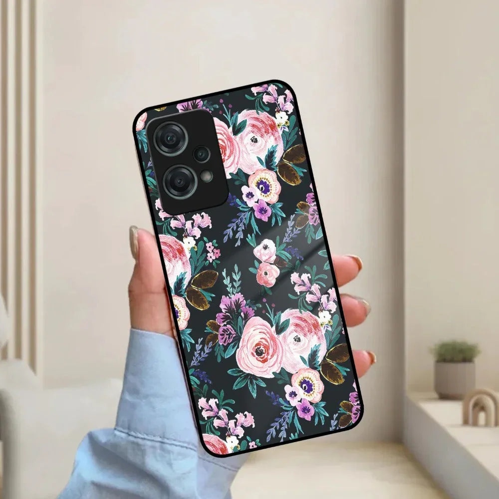 Cute Floral Glass Case Cover For Oneplus - ShopOnCliQ