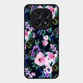 Cute Floral Glass Case Cover For Oppo F29 5G