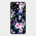 Cute Floral Glass Case Cover For Oppo K13 Turbo 5G