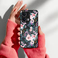 Cute Floral Glass Case Cover For Oppo - ShopOnCliQ