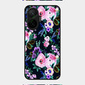 Cute Floral Glass Case Cover For Poco F7 5G
