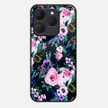 Cute Floral Glass Case Cover For Realme 15T 5G