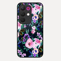 Cute Floral Glass Case Cover For Realme 15X 5G