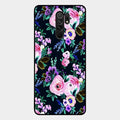 Cute Floral Glass Case Cover For Redmi 9 Prime
