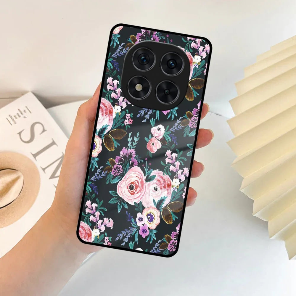 Cute Floral Glass Case Cover For Poco - ShopOnCliQ