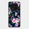Cute Floral Glass Case Cover For Redmi Note 15 Pro Plus 5G