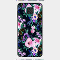 Cute Floral Glass Case Cover For Redmi Note 9 Pro