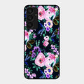 Cute Floral Glass Case Cover For Samsung Galaxy A25 5G