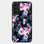 Cute Floral Glass Case Cover For Samsung Galaxy A34 5G