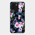 Cute Floral Glass Case Cover For Vivo Y200 5G