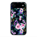 Cute Floral Glossy Metal Case Cover For iPhone Air
