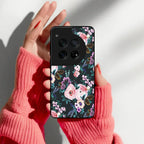 Cute Floral Glossy Metal Case Cover For OnePlus - ShopOnCliQ