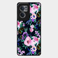 Cute Floral Glossy Metal Case Cover For Oneplus Nord Ce 2 5G