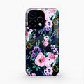 Cute Floral Glossy Metal Case Cover For Oppo Reno 15 5G