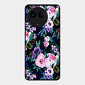 Cute Floral Glossy Metal Case Cover For Realme 11X 5G