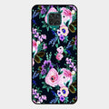 Cute Floral Glossy Metal Case Cover For Redmi Note 10 Lite