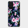 Cute Floral Glossy Metal Case Cover For Redmi Note 11T 5G
