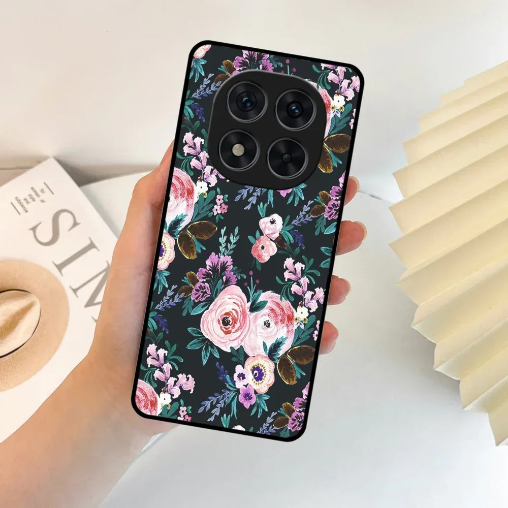 Cute Floral Glossy Metal Case Cover For Redmi - ShopOnCliQ