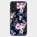 Cute Floral Glossy Metal Case Cover For Samsung Galaxy A34 5G