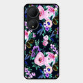 Cute Floral Glossy Metal Case Cover For Vivo T2 5G