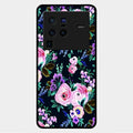 Cute Floral Glossy Metal Case Cover For Vivo X80 Pro 5G