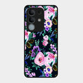 Cute Floral Glossy Metal Case Cover For Vivo Y31 Pro 5G