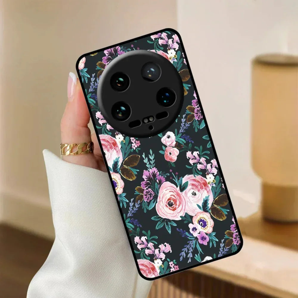 Cute Floral Glossy Metal Case Cover For Redmi - ShopOnCliQ