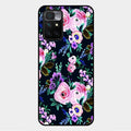 Cute Floral Glossy Metal Case Cover For Xiaomi Redmi 10 Prime
