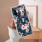 Cute Floral Transparent Silicon Case For iQOO Neo 10 5G
