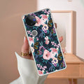 Cute Floral Transparent Silicon Case For iQOO Z10R 5G