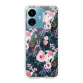 Cute Floral Transparent Silicon Case For iQOO Z6 Lite 5G