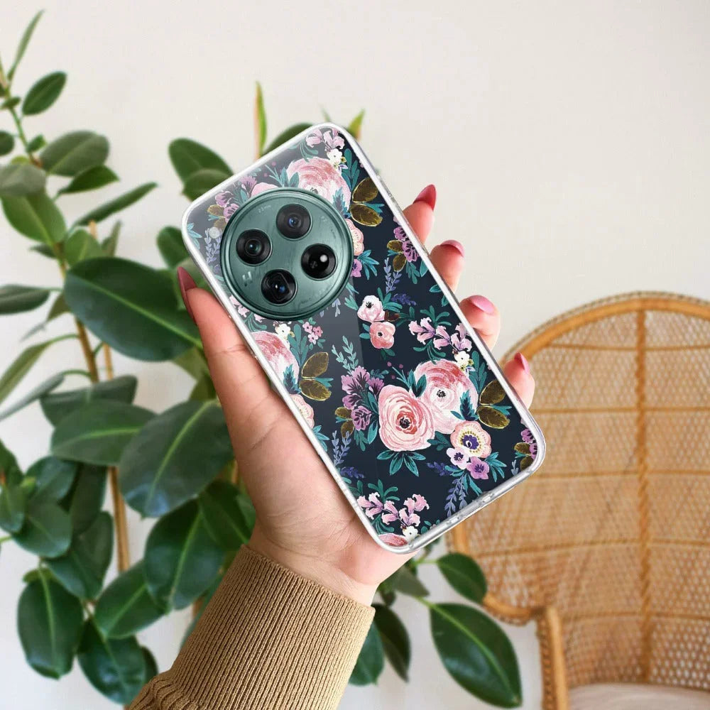 Cute Floral Transparent Silicon Case For OnePlus - ShopOnCliQ