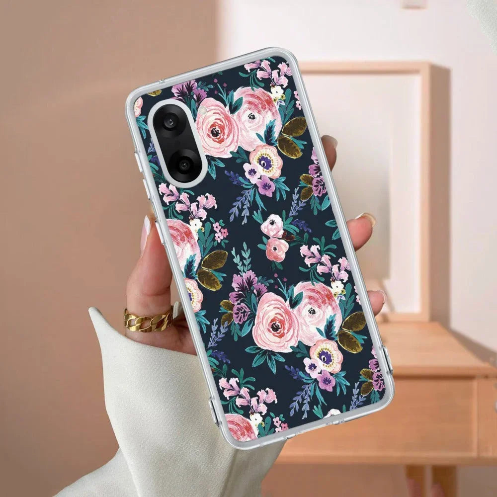 Cute Floral Transparent Silicon Case For OnePlus - ShopOnCliQ
