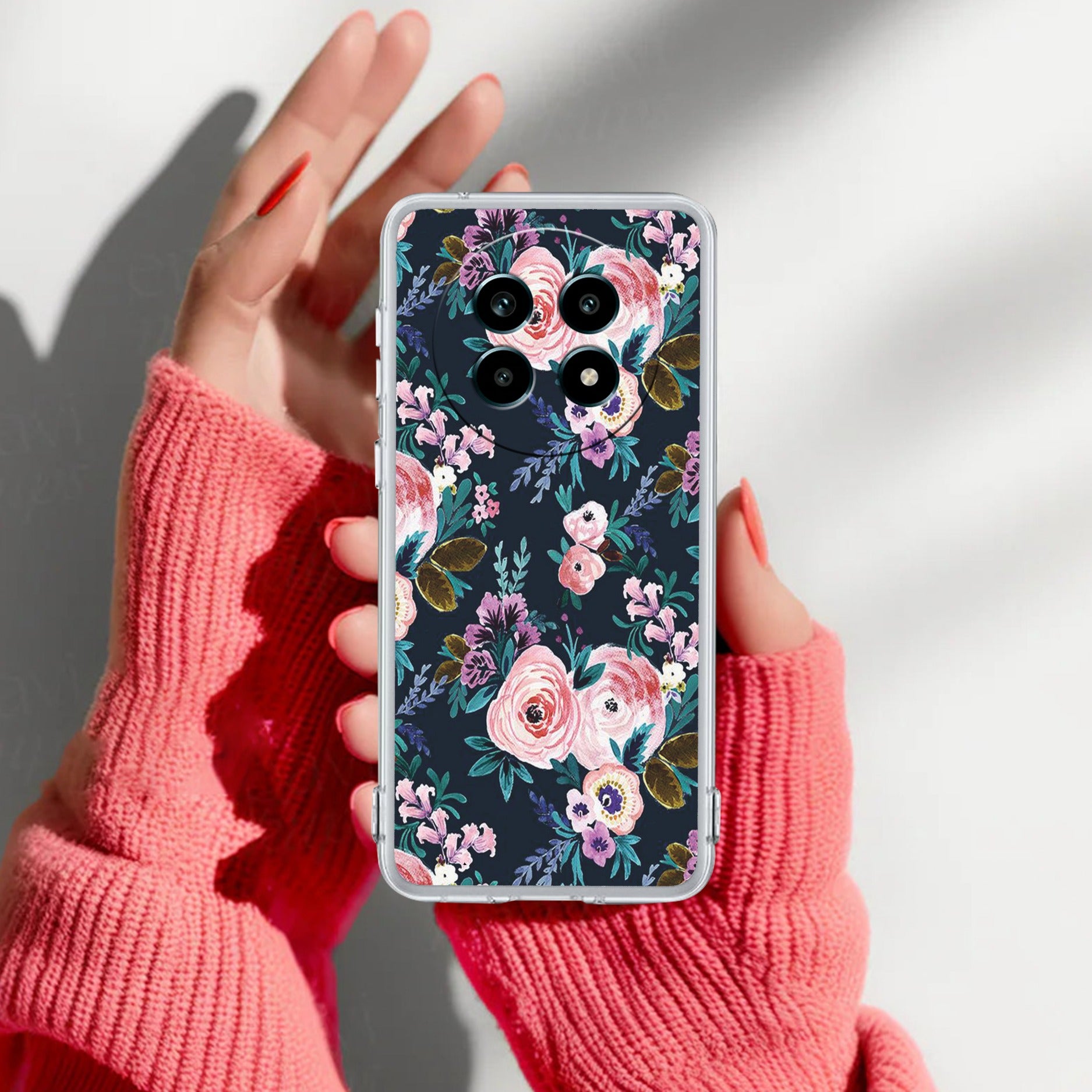 Cute Floral Anti Yelllow Case For Realme 14 Pro Lite 5G
