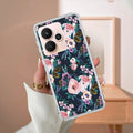 Cute Floral Transparent Silicon Case For Realme Narzo 60X /  Realme 11X
